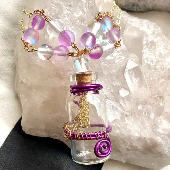 ⚡️HANDMADE RAINBOW AURA INTENTION BRACELET ⚡️ - Picture 2 of 8